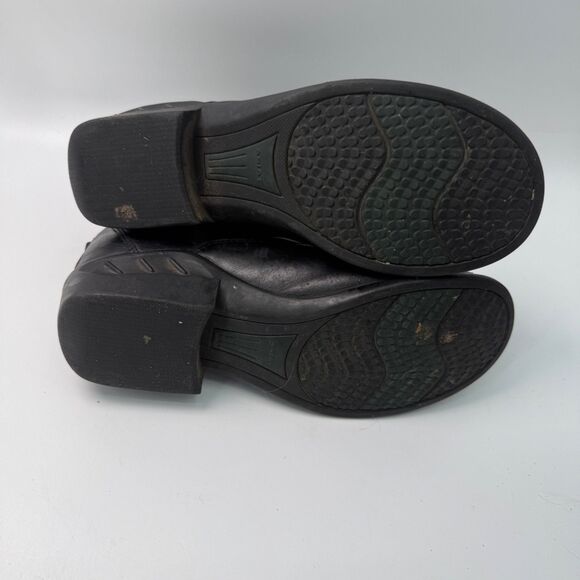 Ariat Women's 9B Heritage RT Zip Paddock Boot Riding Black Leather - Picture 11 of 11